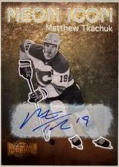 Matthew Tkachuk [Autograph] #NI-4 Hockey Cards 2021 Skybox Metal Universe Neon Icon Prices