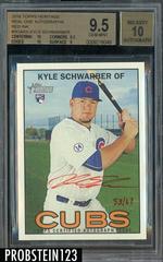 Kyle Schwarber [Red Ink] #ROA-KS Baseball Cards 2016 Topps Heritage Real One Autographs Prices