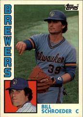 Bill Schroeder #738 Baseball Cards 1984 Topps Tiffany Prices