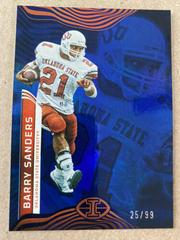 Barry Sanders [Blue] #3 Football Cards 2023 Panini Chronicles Draft Picks Illusions Prices