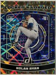 Nolan Ryan [Gold] Baseball Cards 2023 Panini Donruss Locked and Loaded Prices