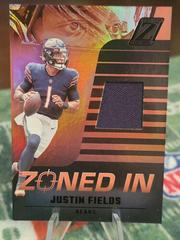 Justin Fields #ZI-6 Football Cards 2022 Panini Zenith Zoned In Prices