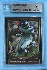 Adrian Peterson #30 Football Cards 2009 Bowman Chrome Prices