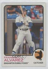 Francisco Alvarez [Flip Stock] #72 Baseball Cards 2022 Topps Heritage Minor League Prices
