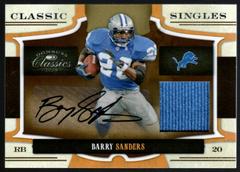 Barry Sanders [Significant Signatures Gold] Football Cards 2009 Panini Donruss Classics Prices