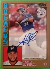 Jesus Aguilar [Gold] Baseball Cards 2019 Topps Update 1984 Baseball Autographs Prices