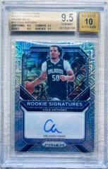 Cole Anthony Basketball Cards 2020 Panini Prizm Rookie Signatures Prices