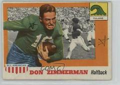 Don Zimmerman Football Cards 1955 Topps All American Prices