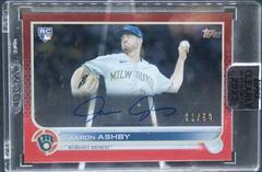 Aaron Ashby [Red] Baseball Cards 2022 Topps Clearly Authentic Autographs Prices