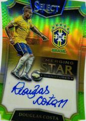 Douglas Costa [Neon Green Die Cut] Soccer Cards 2016 Panini Select Emerging Star Signatures Prices