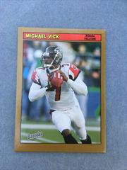 Michael Vick [Gold] #7 Football Cards 2005 Bazooka Prices