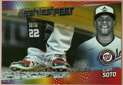 Juan Soto [Gold] #FF-9 Baseball Cards 2022 Topps Flashiest Feet Prices