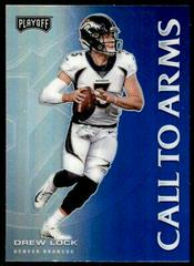 Drew Lock [Blue] #CA14 Football Cards 2020 Panini Playoff Call to Arms Prices