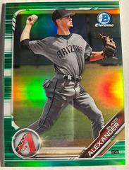 Blaze Alexander [Green Refractor] #BDC-155 Baseball Cards 2019 Bowman Draft Chrome Prices
