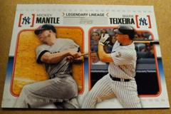 Mark Texeira, Mickey Mantle #LL59 Baseball Cards 2010 Topps Legendary Lineage Prices