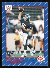 Matt Dunigan [French] Football Cards 1991 All World CFL Prices