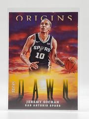 Jeremy Sochan [Gold] #8 Basketball Cards 2022 Panini Origins Dawn Prices