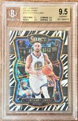 Stephen Curry [Zebra Prizm] #143 Basketball Cards 2017 Panini Select Prices