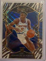 Immanuel Quickley [Zebra Prizm] Basketball Cards 2020 Panini Select Prices