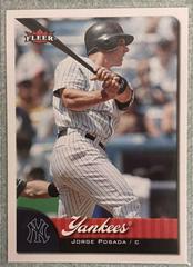 Jorge Posada #124 Baseball Cards 2007 Fleer Prices