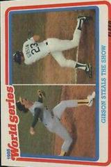 Kirk Gibson [Glossy] Baseball Cards 1989 Fleer World Series Prices