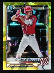 Brady House [Yellow] #BDC-186 Baseball Cards 2021 Bowman Draft Sapphire Prices
