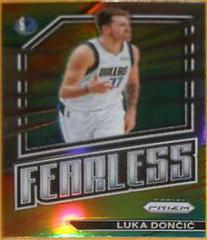 Luka Doncic [Silver] #13 Basketball Cards 2022 Panini Prizm Fearless Prices