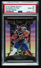 DeAndre Ayton [Silver Prizm] Basketball Cards 2018 Panini Select Prices