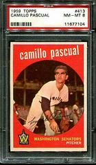 Camillo Pascual #413 Baseball Cards 1959 Topps Prices