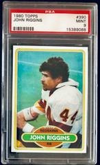 John Riggins #390 Football Cards 1980 Topps Prices