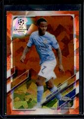 Raheem Sterling [Orange] #76 Soccer Cards 2020 Topps Chrome UEFA Champions League Sapphire Prices