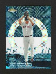 Curt Schilling [Blue Xfractor] #4 Baseball Cards 2005 Finest Prices