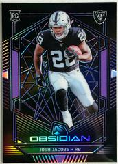 Josh Jacobs [Electric Etch Purple] Football Cards 2019 Panini Obsidian Prices