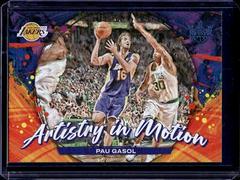 Pau Gasol [Amethyst] #6 Basketball Cards 2023 Panini Court Kings Artistry in Motion Prices