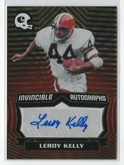 Leroy Kelly [Red] #INV-LKE Football Cards 2021 Panini Chronicles Invincible Autographs Prices