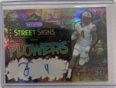 Zay Flowers #SS-ZF1 Football Cards 2023 Leaf Vivid Autographs Street Signs Prices
