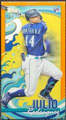 Julio Rodriguez [Orange] #MRIP-JR Baseball Cards 2022 Topps Rip Mini Prices