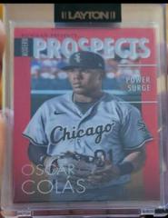 Oscar Colas [Red] #MP-8 Baseball Cards 2023 Bowman Modern Prospects Prices