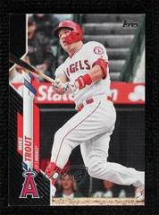 Mike Trout [Black] #1 Baseball Cards 2020 Topps Prices