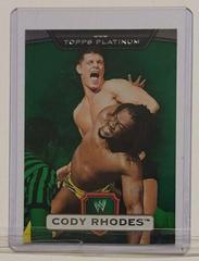 Cody Rhodes [Green] Wrestling Cards 2010 Topps Platinum WWE Prices
