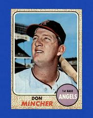 Don Mincher #75 Baseball Cards 1968 Topps Prices