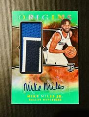 Mike Miles Jr. [Green] #17 Basketball Cards 2023 Panini Origins Rookie Autograph Prices