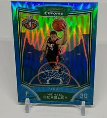 Michael Beasley [Blue Refractor] #112 Basketball Cards 2008 Bowman Chrome Prices