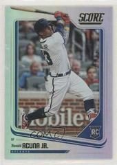 Ronald Acuna Jr. [Press Proof] #10 Baseball Cards 2018 Panini Chronicles Score Prices