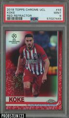 Koke [Red Refractor] Soccer Cards 2018 Topps Chrome UEFA Champions League Prices