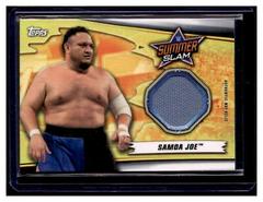 Samoa Joe #MR-SJ Wrestling Cards 2019 Topps WWE SummerSlam Mat Relics Prices