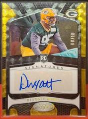 Devonte Wyatt [Gold Etch] Football Cards 2022 Panini Certified Rookie Signatures Prices