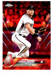 Brandon Drury [Red] #141 Baseball Cards 2018 Topps Chrome Sapphire Prices