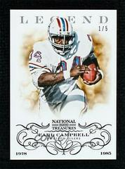 Earl Campbell [Century Black] #118 Football Cards 2013 Panini National Treasures Prices