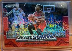 Donovan Mitchell [Red Shimmer] #WS-DM Basketball Cards 2022 Panini Prizm Draft Picks Widescreen Prices